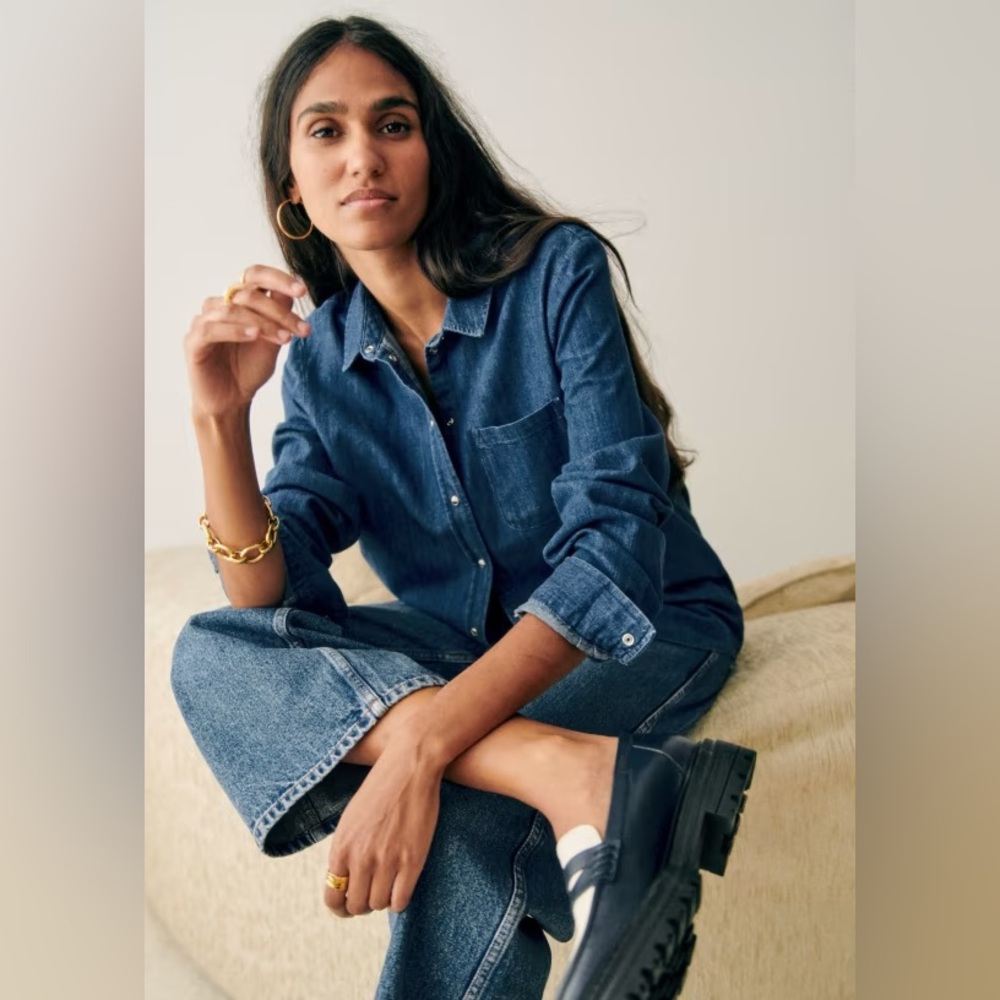 Sezane Denim Tomboy. - Picture 6 of 10